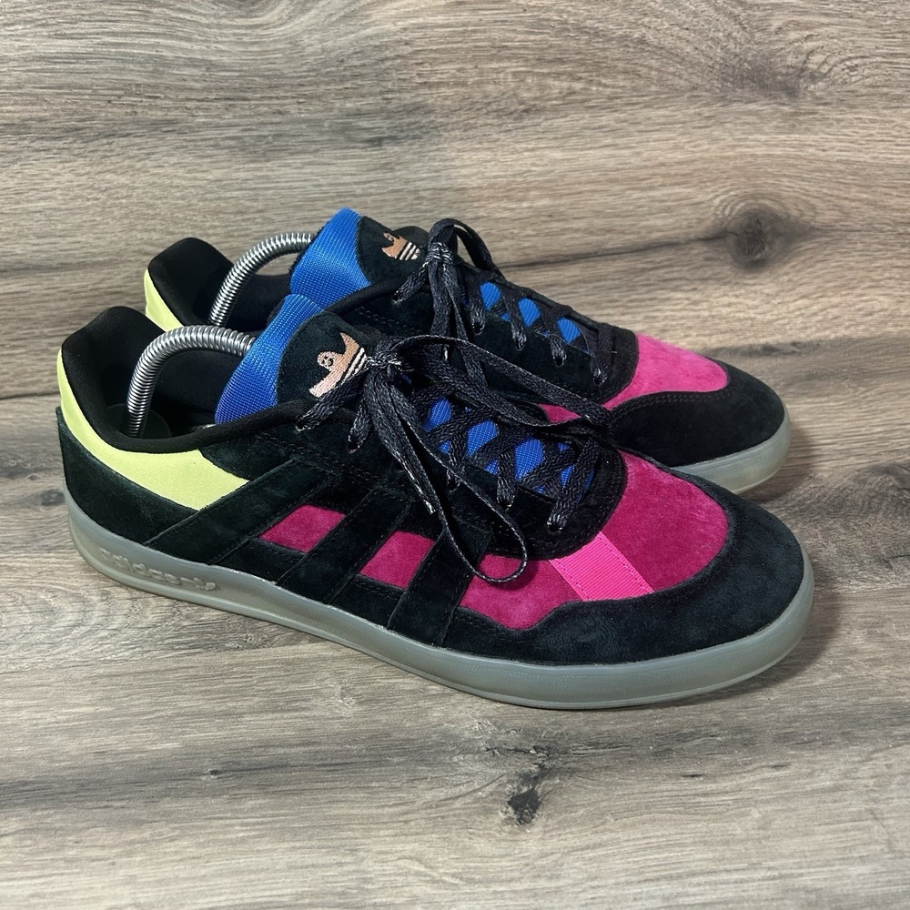 Adidas Aloha Super Mark Gonzalez Shock Pink/Core Black/Frozen Yellow 10